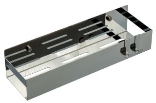 Полка подвесная Boheme Q 10965-SGM антрацит глянец